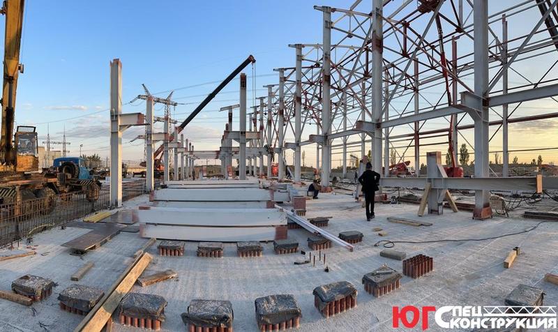 Ведем монтаж КРУЕ 500 на Волжской ГЭС