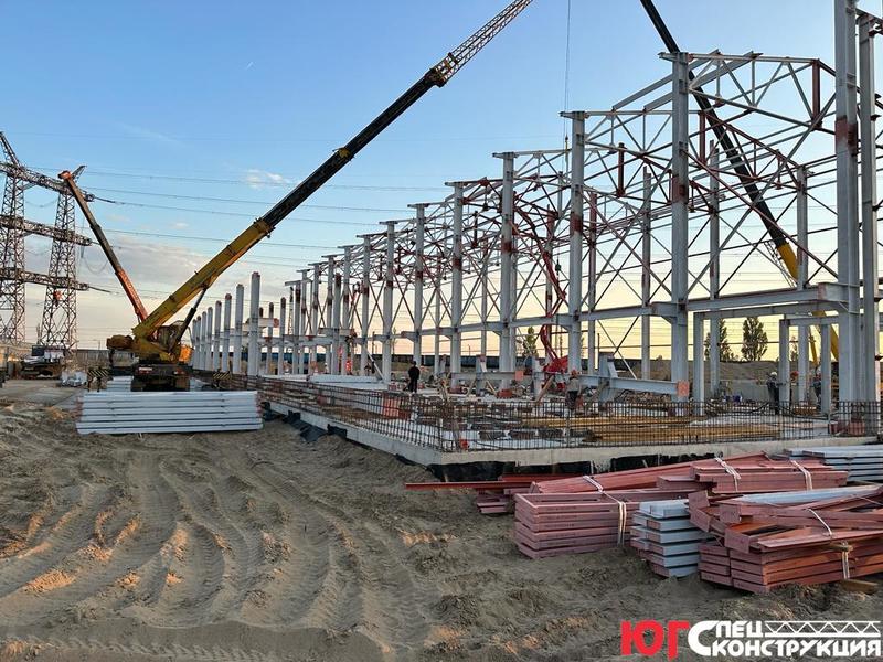 Монтаж КРУЕ 500 на Волжской ГЭС